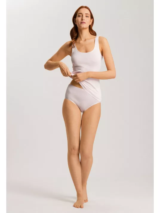 Hanro Slip haut Maxi sans couture rose COTON Hanro Slip haut Maxi sans couture rose COTON