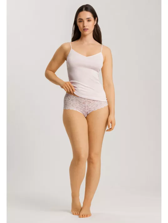 hanro Débardeur fines bretelles rose COTON hanro Débardeur fines bretelles rose COTON