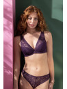 Antigel Soutien-gorge plunge prune ATELIER SEDUCTION