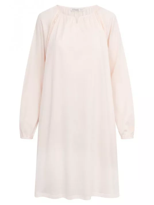 Feraud Chemise de nuit manches longues COTON Feraud Chemise de nuit manches longues COTON