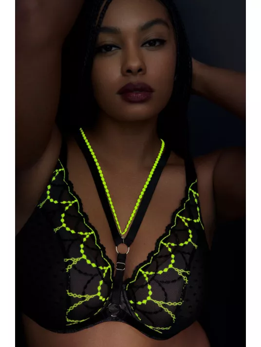 Prima Donna Accessoire tour de cou jaune fluo TEPITO Prima Donna Accessoire tour de cou jaune fluo TEPITO