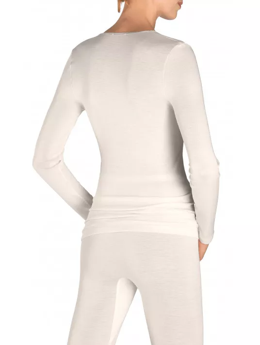 Hanro Long-sleeved T-shirt WOOLEN SILK ivory Hanro Long-sleeved T-shirt WOOLEN SILK ivory
