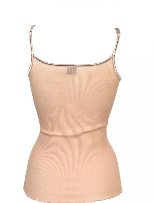 Oscalito Top spaghetti nude LAINE ET SOIE Oscalito Top spaghetti nude LAINE ET SOIE