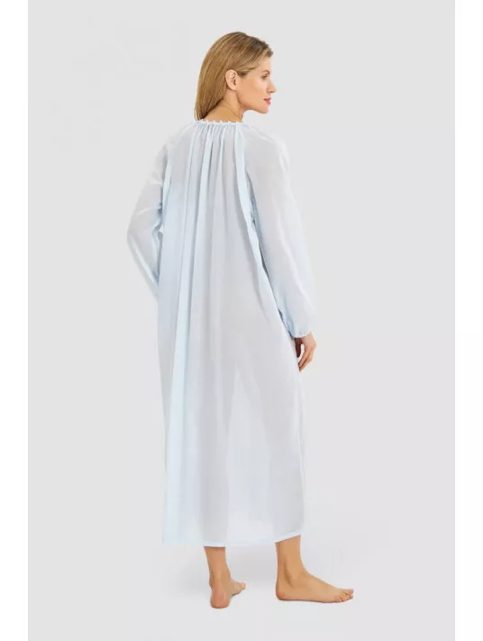 Feraud Chemise de nuit longue voile COTON Feraud Chemise de nuit longue voile COTON