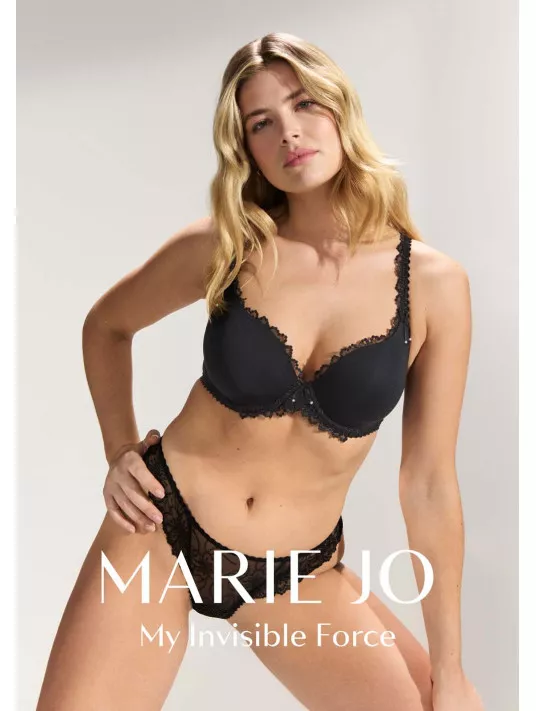 Marie Jo Deep plunge bra black JANE Marie Jo Deep plunge bra black JANE