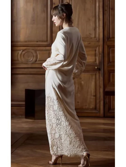 Marjolaine Long nightdress beige VERA Marjolaine Long nightdress beige VERA