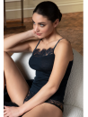 Lise Charmel Top bretelles marine PLAISIR CARESSE