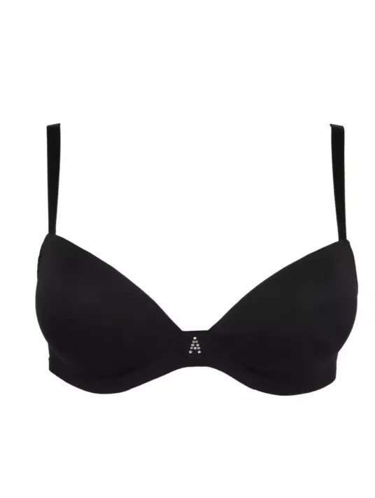 Antigel Invisible black padded bra CULTE BEAUTE Antigel Invisible black padded bra CULTE BEAUTE