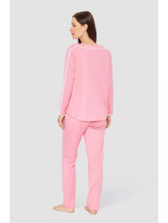 Feraud Pyjama en coton manches longues rose Feraud Pyjama en coton manches longues rose