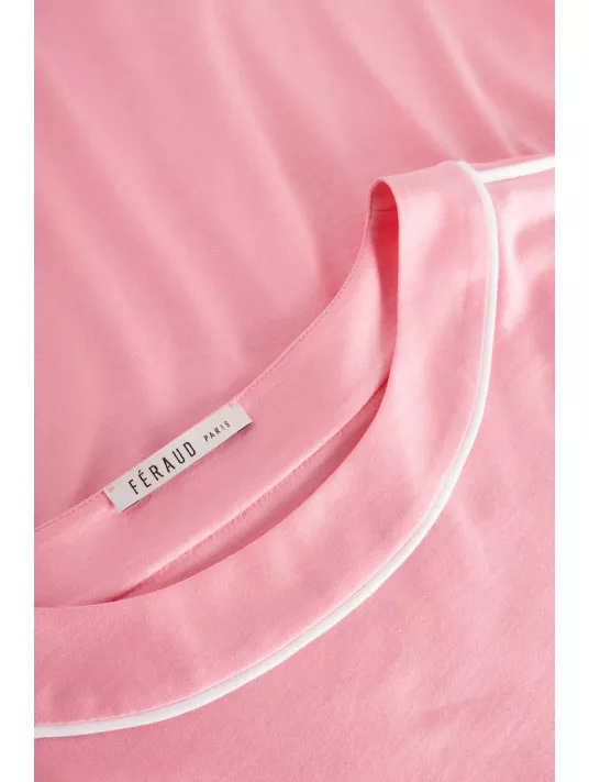Feraud Pyjama en coton manches longues rose Feraud Pyjama en coton manches longues rose