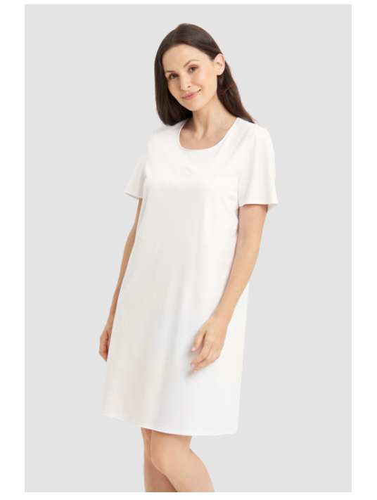 Feraud Short sleeved cotton nightgown HIGH CLASS