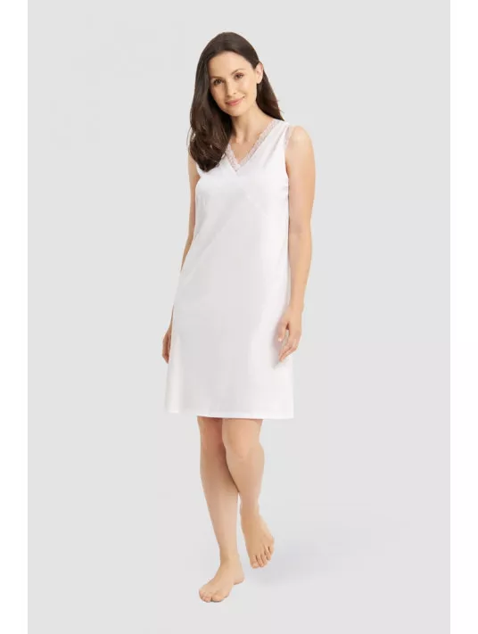 Feraud Chemise de nuit sans manches COTON Feraud Chemise de nuit sans manches COTON