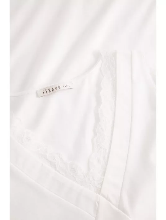 Feraud Chemise de nuit sans manches COTON Feraud Chemise de nuit sans manches COTON