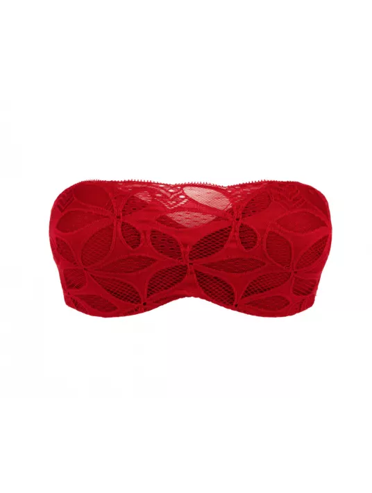Antigel Bandeau bra red STRICTO SENSUELLE Antigel Bandeau bra red STRICTO SENSUELLE