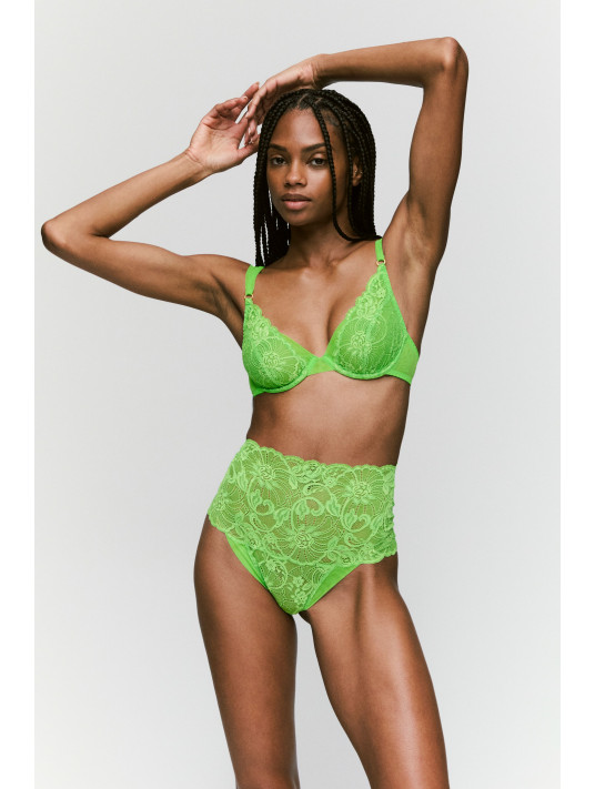 SARDA Culotte taille haute vert SHAVONNE