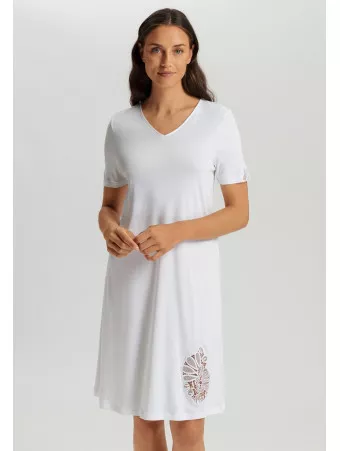 Hanro Short-sleeved nightgown cotton BELINA