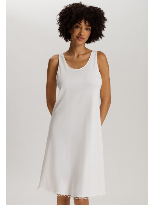 Hanro chemise de nuit coton blanc ANOUK