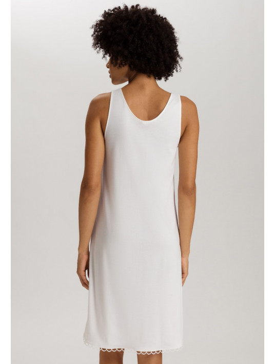 Hanro chemise de nuit coton blanc ANOUK