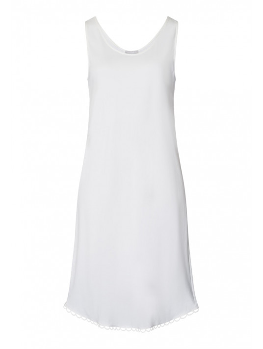 Hanro chemise de nuit coton blanc ANOUK
