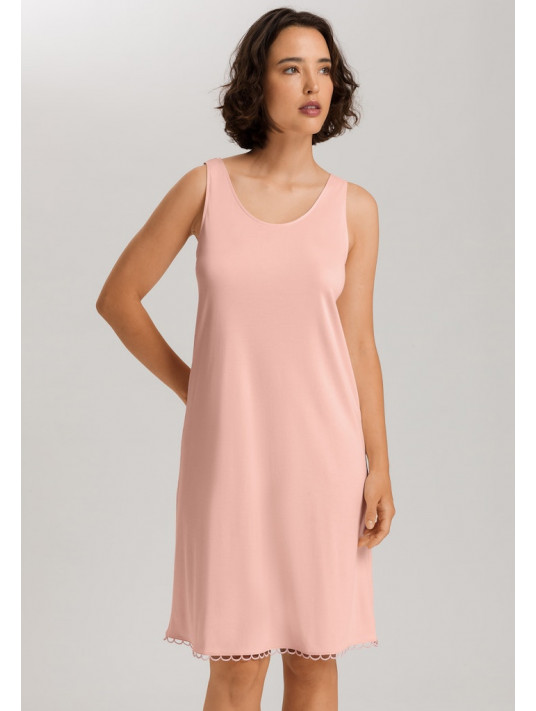 HAnro Sleeveless pink cotton nightgown ANOUK