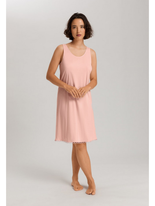 HAnro Sleeveless pink cotton nightgown ANOUK
