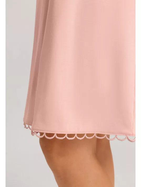 Hanro Chemise de nuit coton rose ANOUK Hanro Chemise de nuit coton rose ANOUK