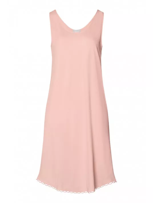 Hanro Chemise de nuit coton rose ANOUK Hanro Chemise de nuit coton rose ANOUK