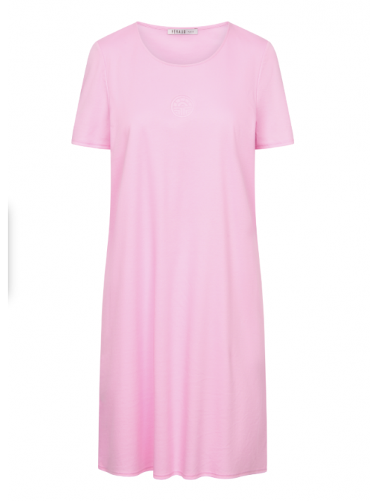 Liquette manches courtes en coton rose HIGH CLASS