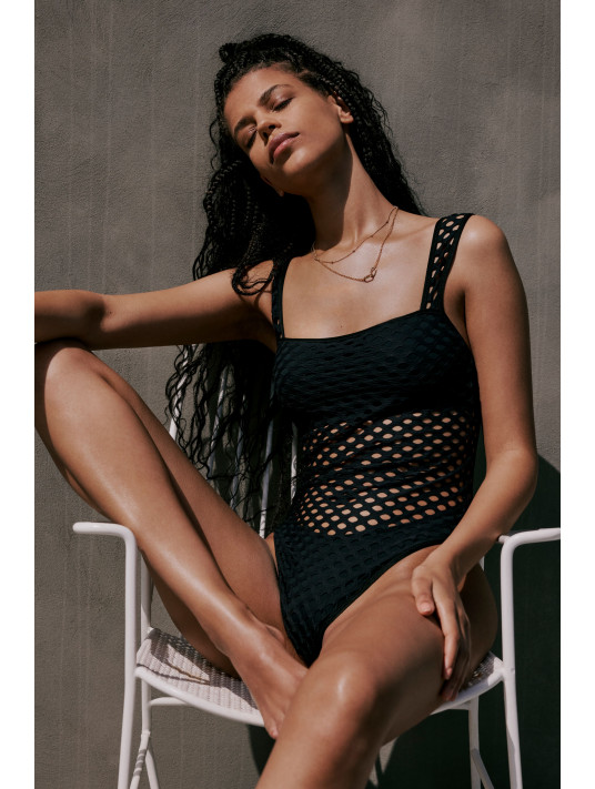 sarda Maillot une pièce rembourré noir HOLT