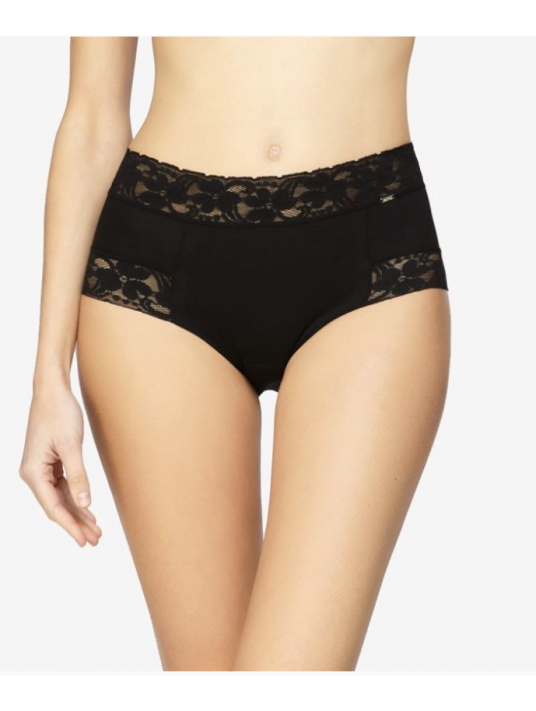 Avet Black cotton hipster