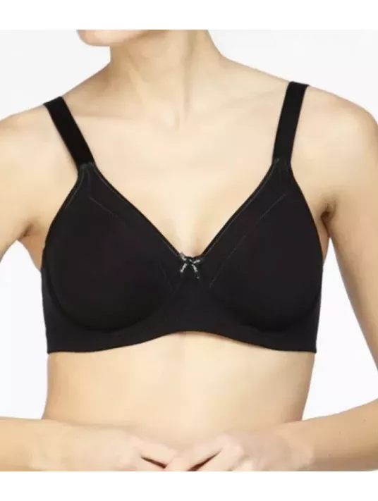 Avet Black cotton wireless bra Avet Black cotton wireless bra