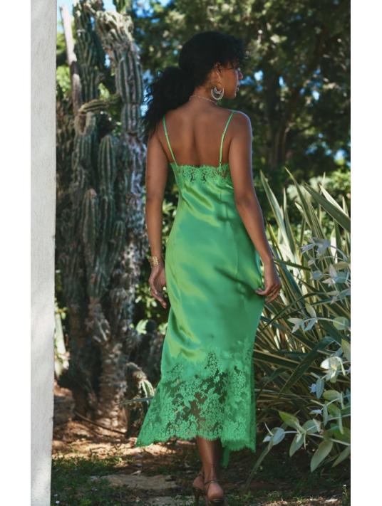 MArjoaline Long silk nightie APOLLINE