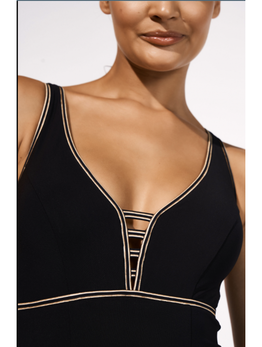 Maryan Mehlhorn Maillot une pièce décolleté STRATUM