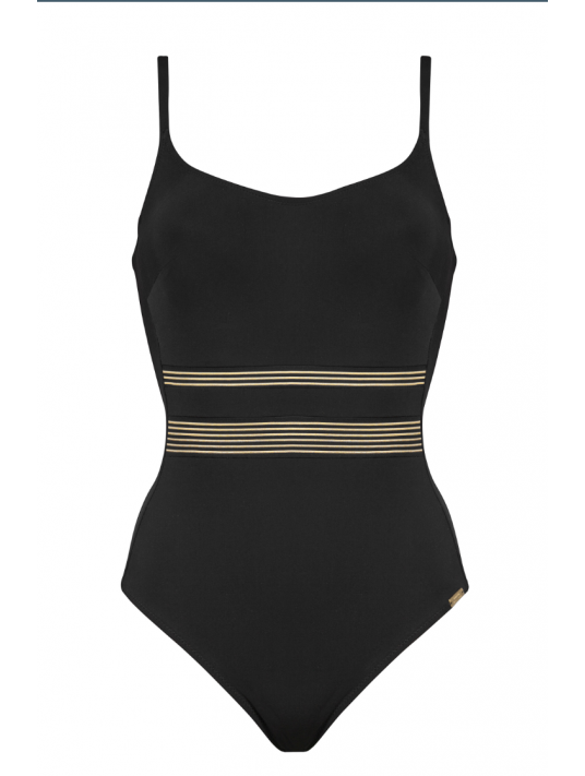 Maryan Mehlhorn Maillot une pièce nageur noir STRATUM