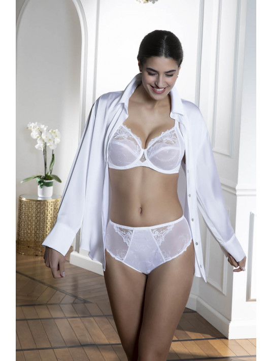 Lise Charmel Slip haut blanc SOURCE BEAUTE