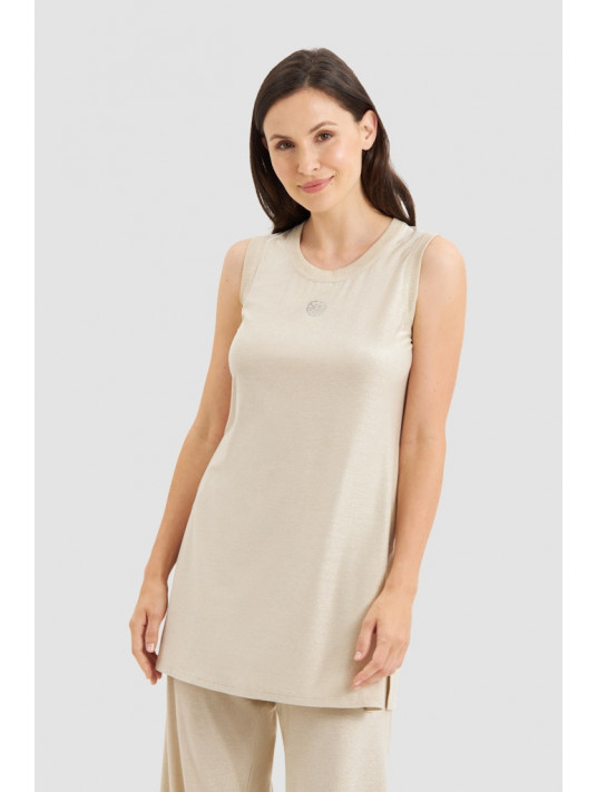 Sleeveless gold pajamas FERAUD