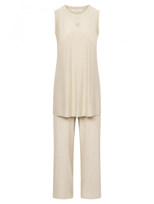 Sleeveless gold pajamas FERAUD