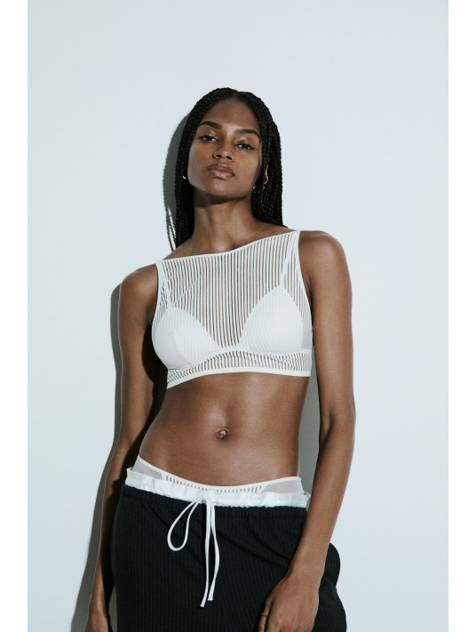 Sarda white Top with bra RADIA