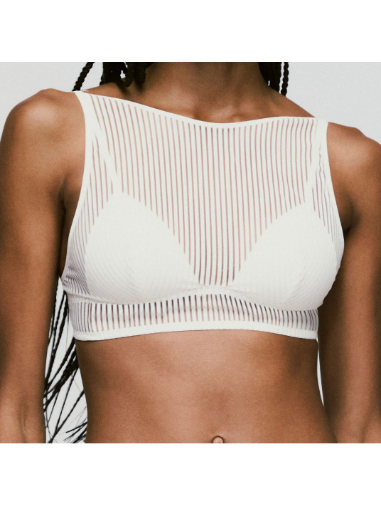 Sarda white Top with bra RADIA