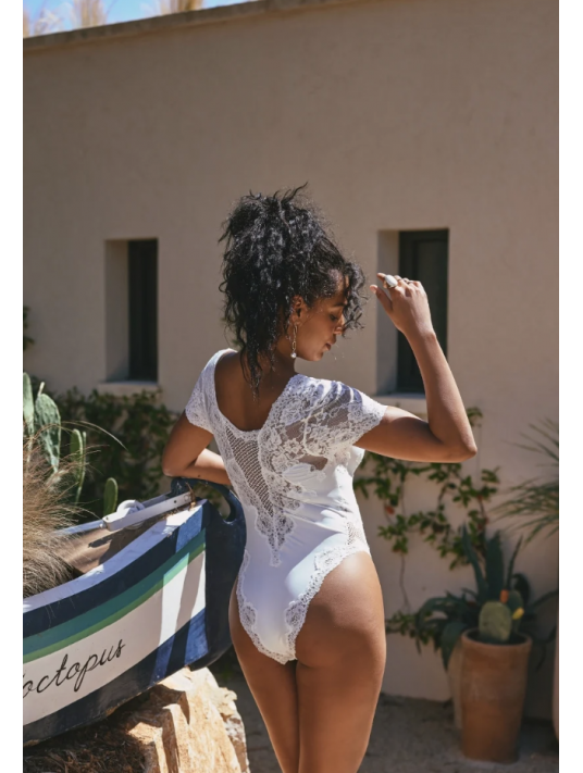 Marjolaine Body manches courtes naturel AURORE