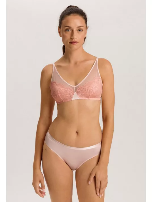 hanro Soutien-gorge sans armature rose GALE hanro Soutien-gorge sans armature rose GALE
