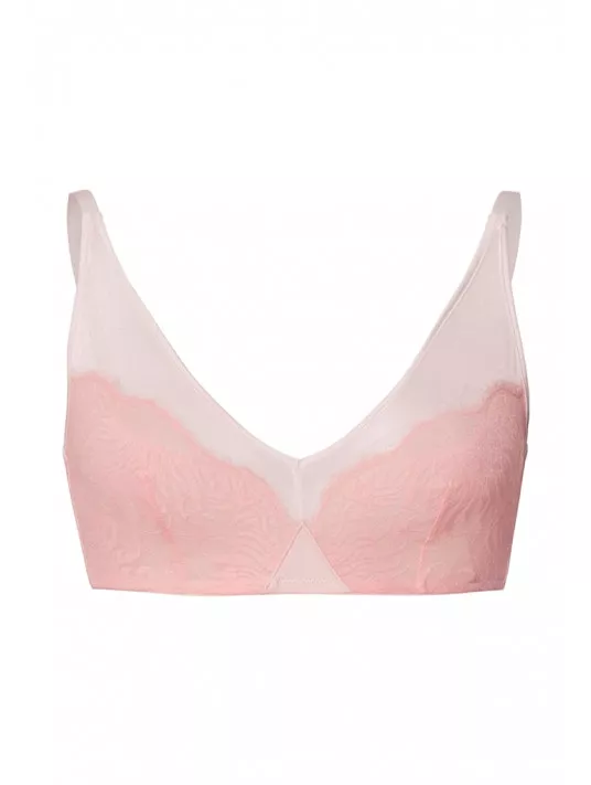 hanro Soutien-gorge sans armature rose GALE hanro Soutien-gorge sans armature rose GALE