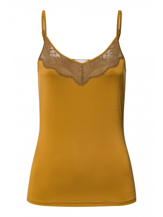 hanro Débardeur fines bretelles cumin GALE
