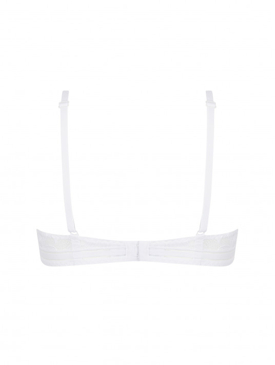 Antigel white Non wired bra DENTELLE REBELLE
