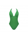 Maillot de bain nageur Lise Charmel  Ajourage Couture vert