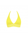 yellow triangle bikini bra by Lise Charmel  Ajourage couture line