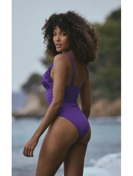 MARJOLAINE One-piece swimsuit purple APHRODITE MARJOLAINE One-piece swimsuit purple APHRODITE