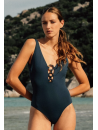 Calarena Maillot de bain anneaux bleu bosforo FARNIENTE
