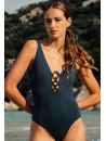 Calarena Maillot de bain anneaux bleu bosforo