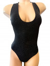 Calarena Maillot une pièce noir paillettes LAURA